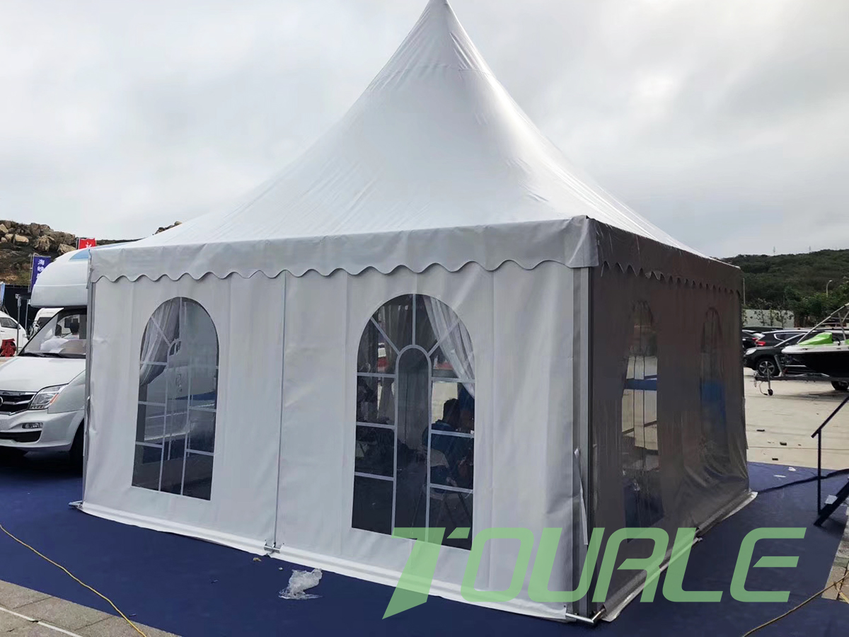 5X5m Commercial High Peak Canopy Pagoda Tent para sa Outdoor Event