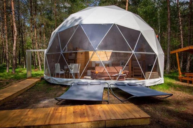 9m PVC dome tent in Canada