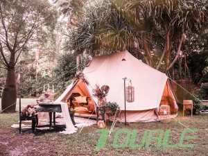 Luksus 6M Emperor Bell Telt Familie Glamping LargeTent With Stove
