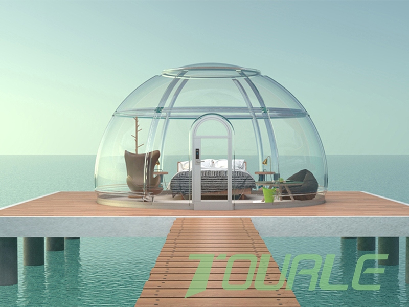 DOME TENT made from polycarbonate.