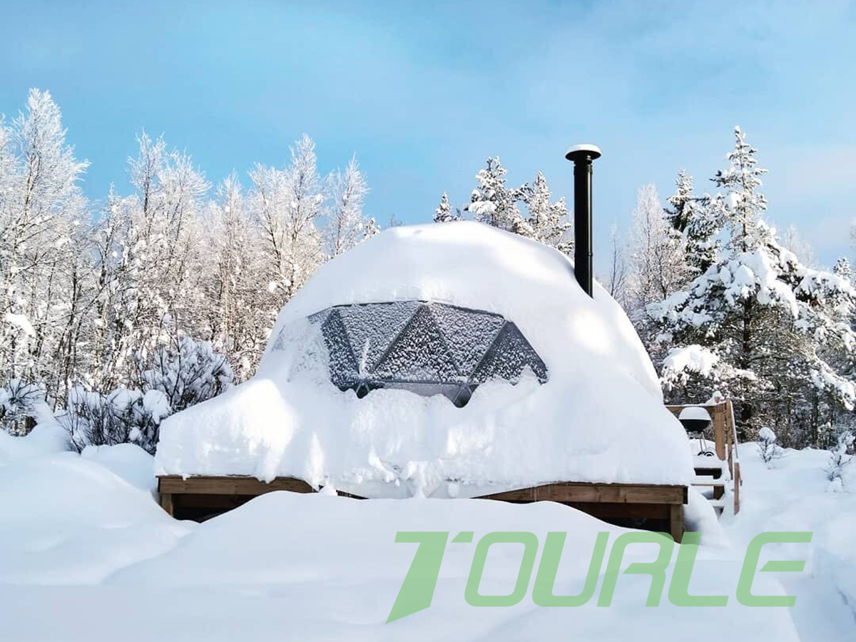Avantatges de la tenda de cúpula geodèsica a l'hivern