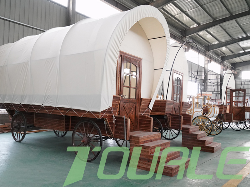 Tende per caravane di vagoni di serviziu Tourletent one-stop