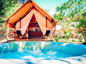 Гіганцкая чатырохсезонная палатка Luxury Safari для сям'і па аптовай цане
