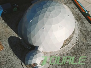 ကြီးမားသော Outdoor Geodesic Dome ဇိမ်ခံပွဲအတွက် ရေစိုခံတဲများ
