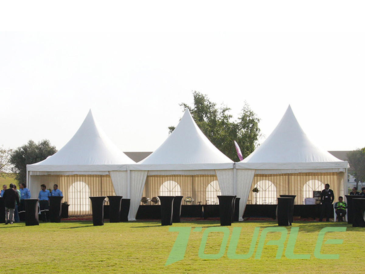 3m-10m Pagoda Tent Hi-Peak Frame Tent With Wide Applications