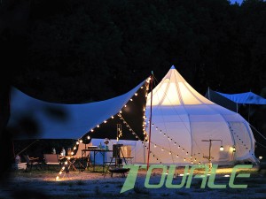 Puntos de venda de fábrica para tendas de acampada de boda para o teito de carcasa dura de vehículos para remolque de caravana