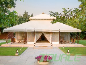 Waterpoof PVC Coated Outdoor Tents Aman Safari Iodge Tent For Subtropical Area