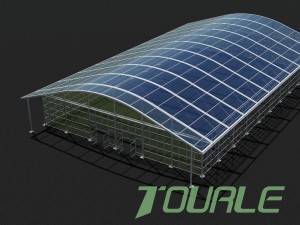 Aluminiumrahmen für den Außenbereich, klares Dach, luxuriöses transparentes Bogenzelt, luxuriöses Design