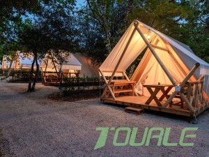 Tovarniška dobava edinstvenega dizajna luksuznega safari šotora za kampiranje po meri