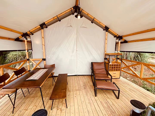 Canvas safari tent inThailand