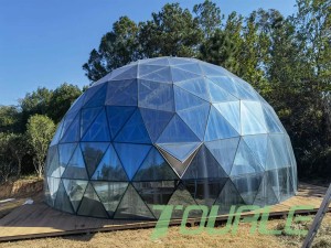 Big discounting Hot Sale Transparent Glass Igloo Dome Tent for Garden