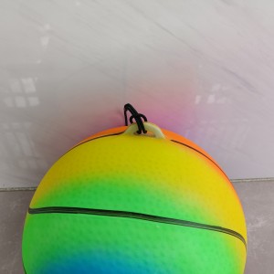 Hot Sale Rainbow pumpkin ball swing ball square dance middle-aged and elderly children fitness hand swing ball