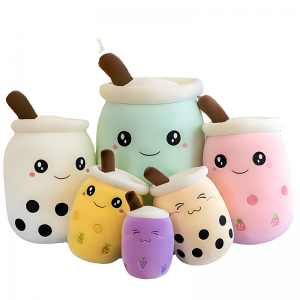 Kawaii Cartoon Huggy Wuggy Toy Bubble Milk Tea Plush Toys