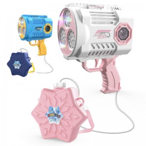 Global Funhood Bubble Toy Bazooka Gun with Backpack