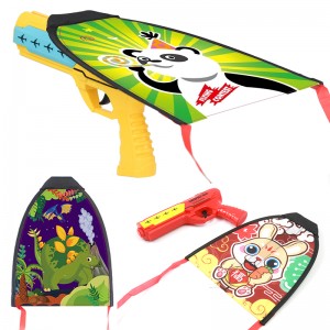 Chow Dudu Kite Toy Gun Piştgiriya OEM Pattern