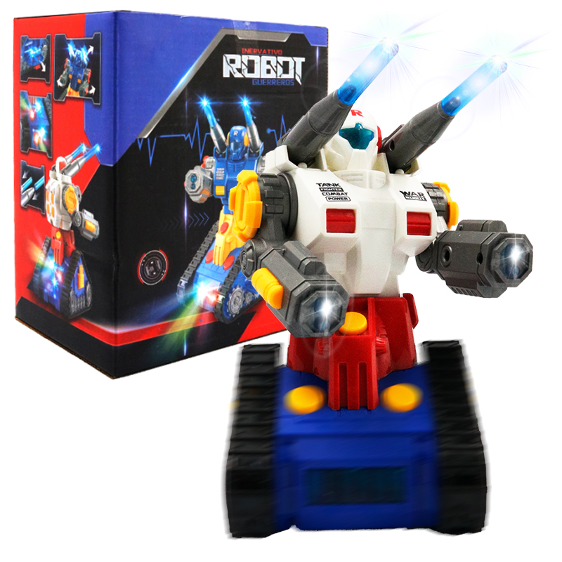 Hot sale Factory Led Board Game - Chow Dudu B/O Universal Light & Music Tank Robot  – Globalwin Intelligent