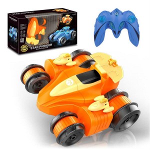 Global Funhood GF2655 RC Rolling Stunt Car With Flipped Wheels And Light
