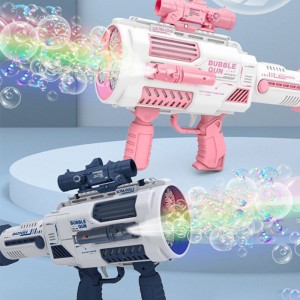 Chow Dudu Bubble Toy GD66-2 36 Holes Bubble Gun with Light & magnifying glass