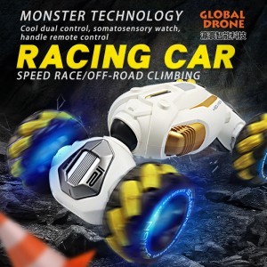 Global Funhood R/C Twist Stunt Car Lighted Mecanum Wheel