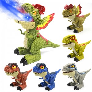 Global Funhood Battle Twist Dinosaur ກັບແສງ ແລະ ໝອກສີດ