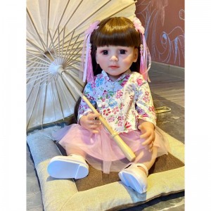 Anak Patung Bayi Reborn Silikon Anak Patung Bayi Lembut Comel Fesyen Bebe Reborn Dolls 55cm Mainan Bayi untuk Kanak-kanak Perempuan