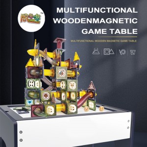 Global Funhood Multifunctional Magnetic Wooden Table