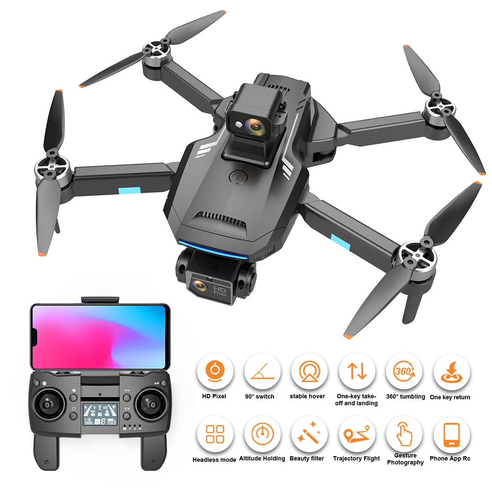 Global Drone GD22 Camera GPS kefe nélküli drón akadályelkerülő érzékelővel
