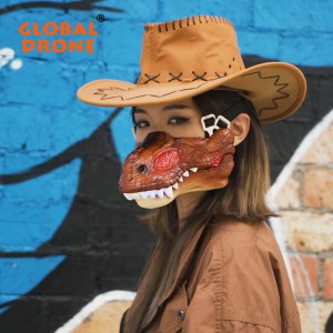 Global Drone GF-K5 Dinosaur Mask with light sprays voice changes