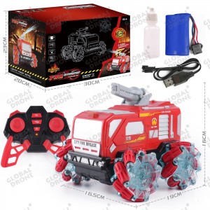 Global Funhood GF3580 RC Stunt Firefighter Truck With Spraying Water