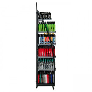 CA076 LAMPA Car Care Products Motor Accessories Autosol Retail Heavy Duty Metal Display Units Shelving Stand