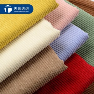 OEM/ODM China Black Corduroy Fabric - Cotton 21 Wale Corduroy Fabric – Tianquan