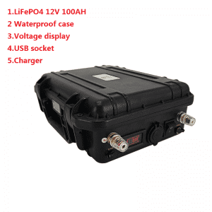 12V  100AH liFePO4 battery pack