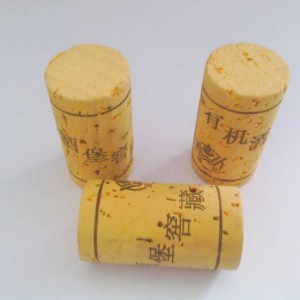 natural cork compound cork for wine glass bottle