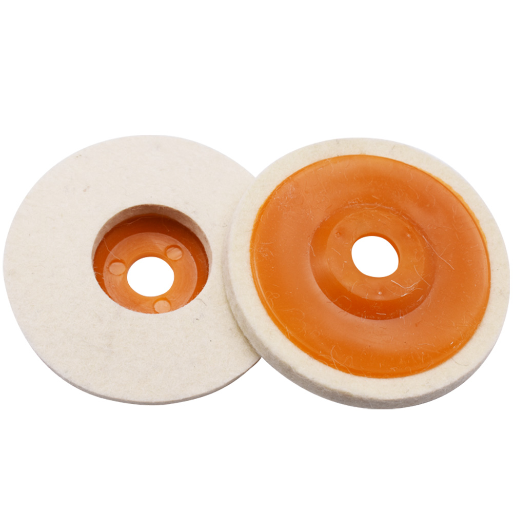 4Inch Wool Polishing Wheel Buffing Pads Angle Grinder Wheel Felt Polishing  Pad Disc For Metal Marble Glass Ceramics