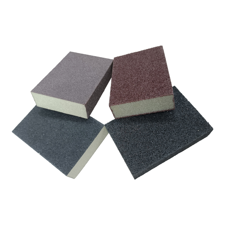 Sanding Sponge 100*70*25mm 4 Sides Use Coarse/Medium/Fine Sanding Block