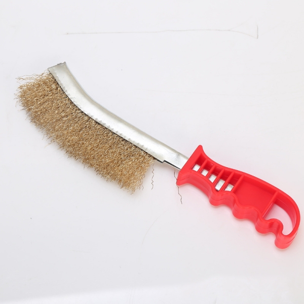 Wire Brushes Wire Knife Brush With Plastic Handle Metal Wire Cleaning Brush