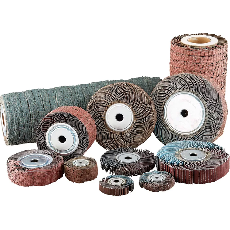 Emery cloth wire wheel for deburring machine Application Edge rounding of metal cutting pieces
