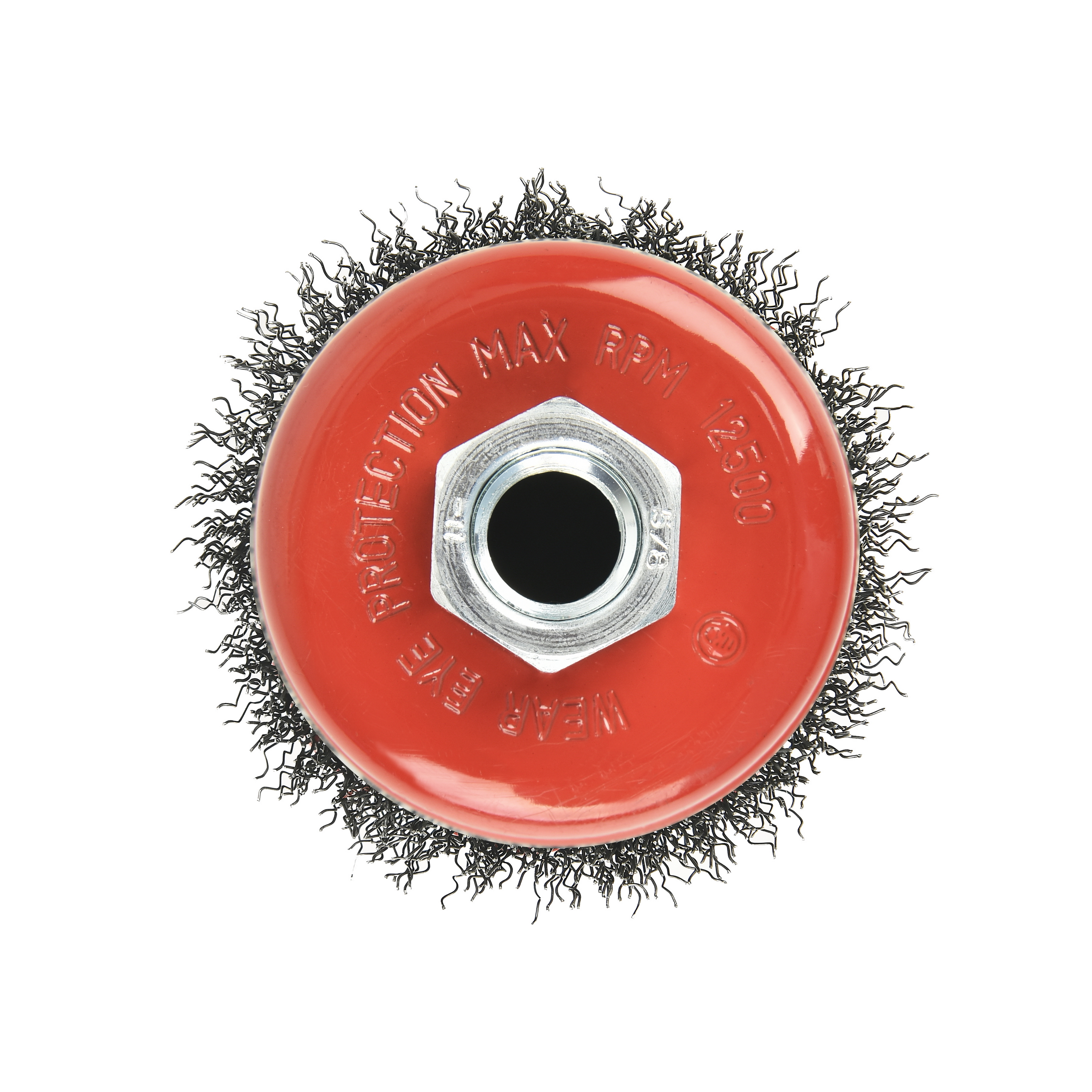 Industrial Steel Crimped Wire Cup Brush For Metal Stain Remove And Polishing