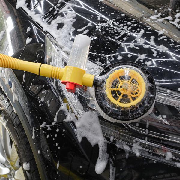 Auto rotating Car Wash brush For Car Care 360 degree water flow rotating Car Cleaning Brush