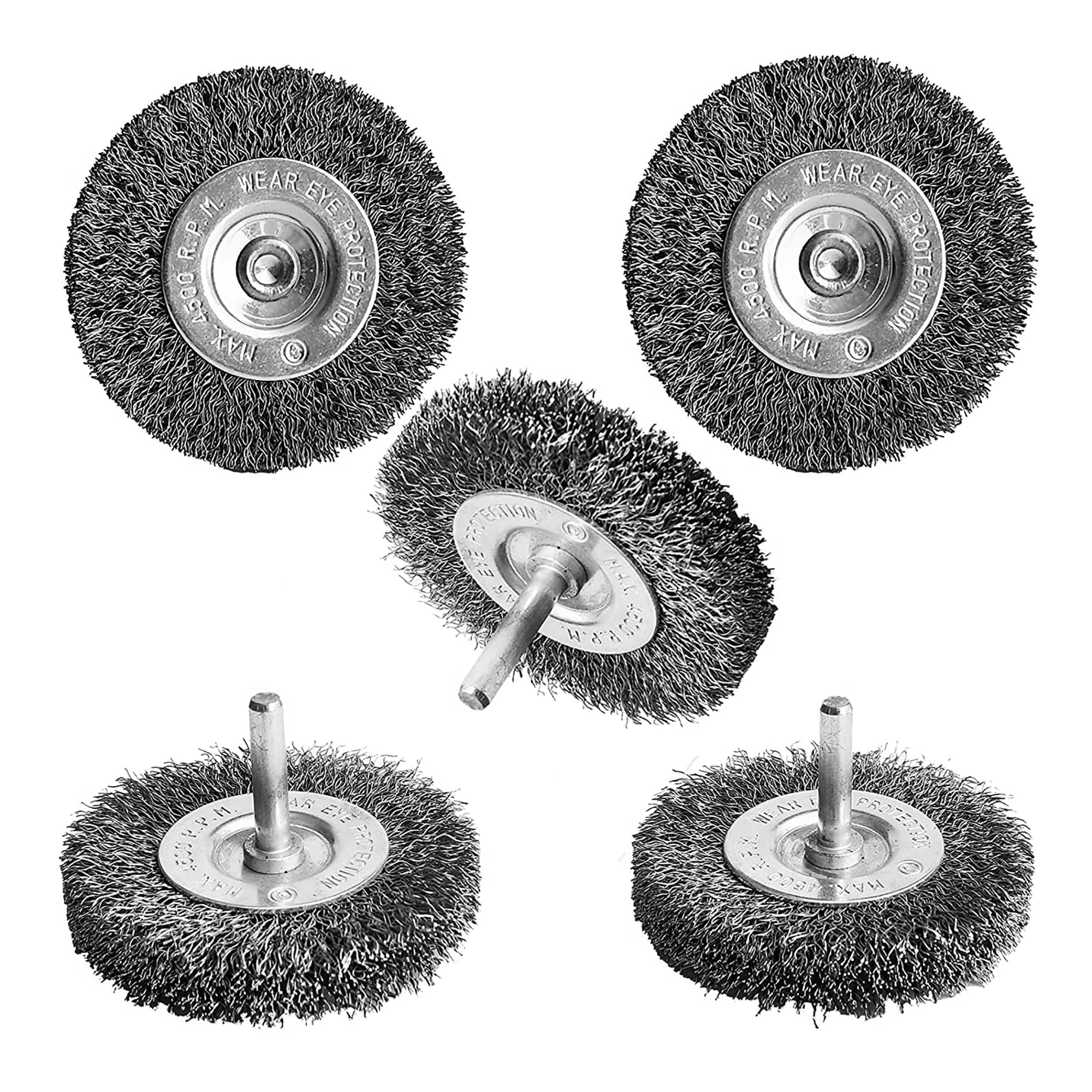 Steel Wire Crimped Wheel Brush for Angle Grinder Derusting Cleaning and Surface Polishing