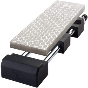 Durable double side diamond sharpening stone with adjustable holder 400/1000#