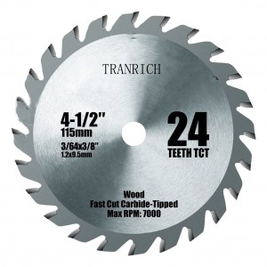 TCT Saw Blade Tungsten Carbide Tipped Cutting Disc para sa Pagputol sa Kahoy