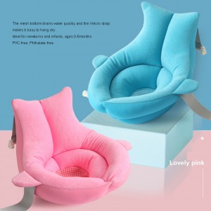 100% Soft polyester Surface Baby bath cushion