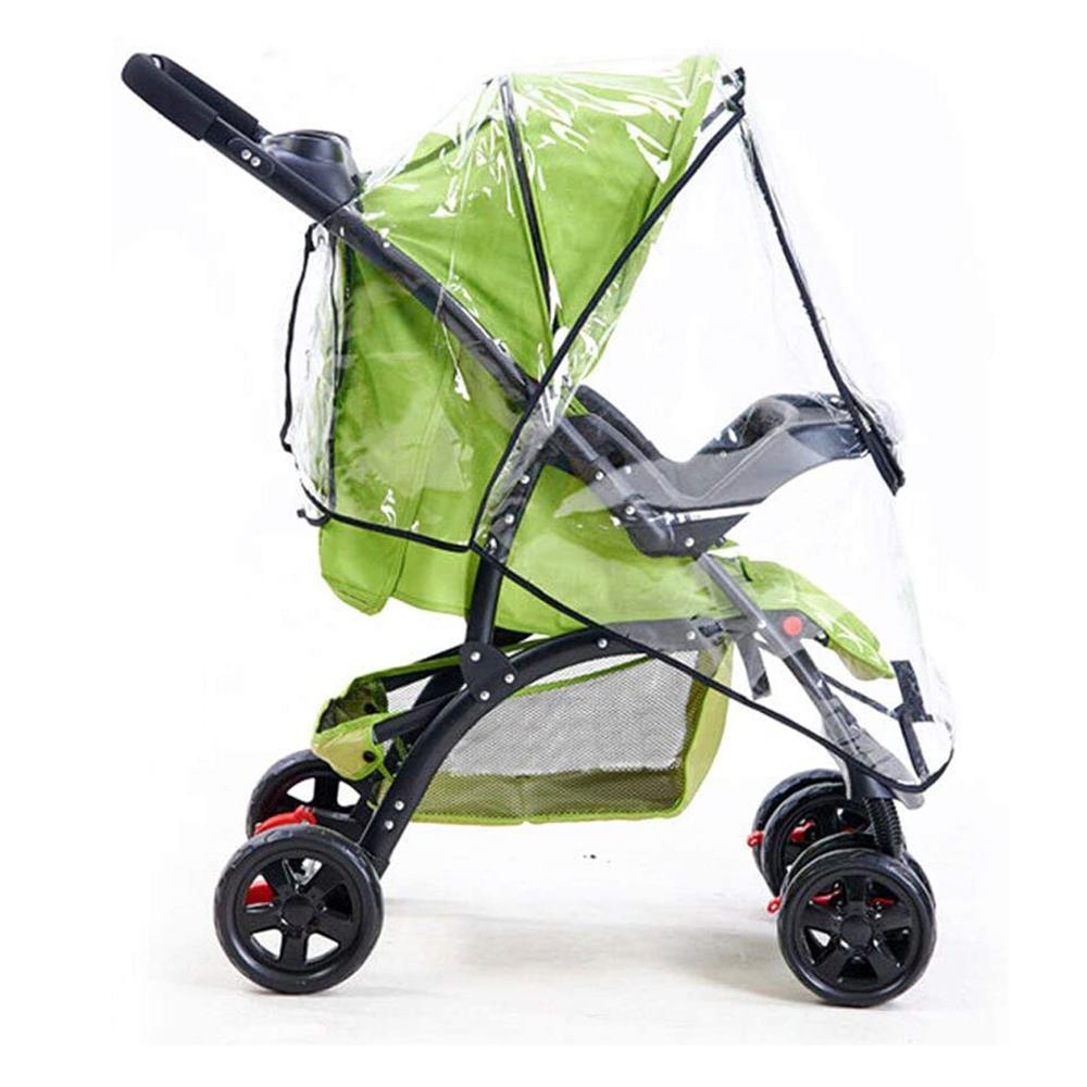Universal Baby Stroller Rain Cover Umbrella Weather Shield, Windproof Protection