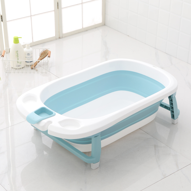 Baby BPA-Free Bath Tub Folding Shower Foldable Collapsible Bathtub