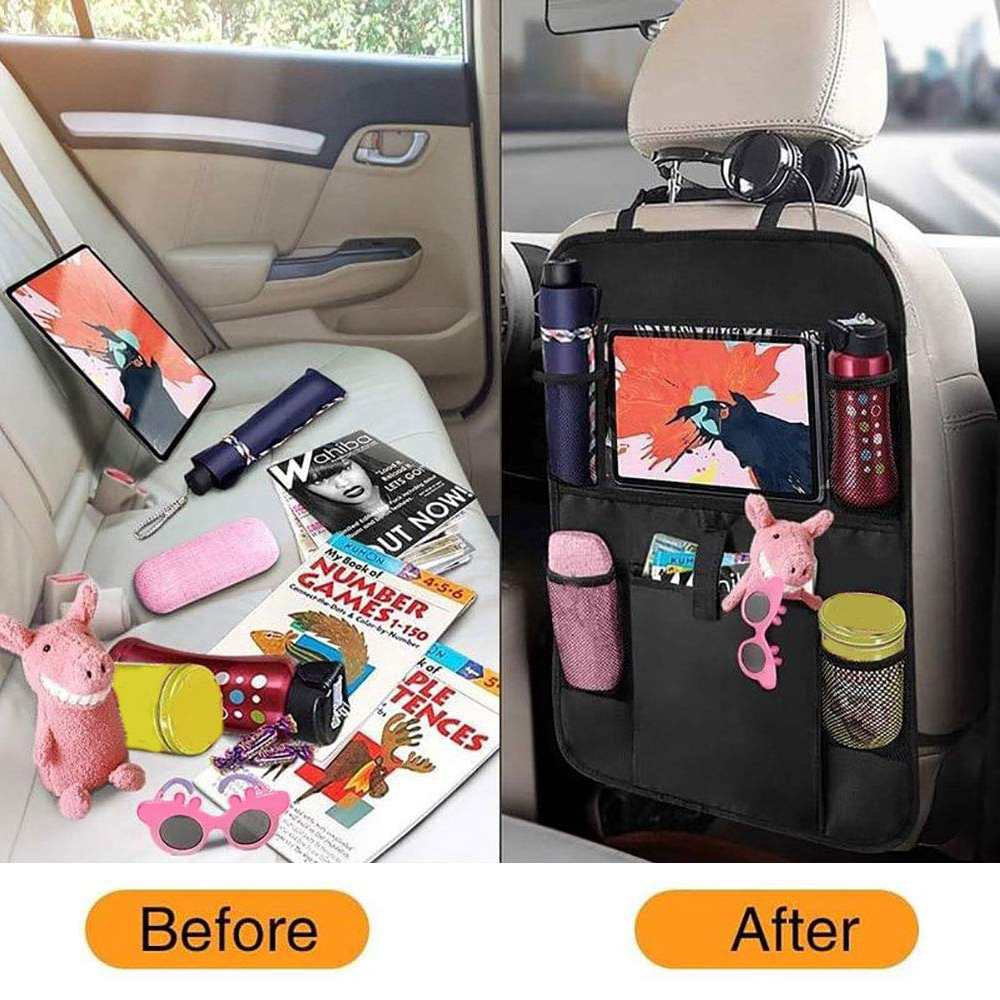 Car Seat Back Storage Custom Car Organizer Back Seat Pocket Storage Bag Organizer Featured Image