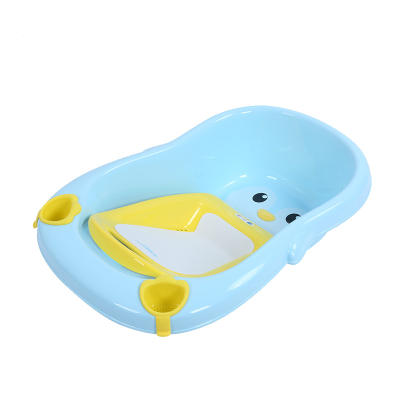 Large Size Portable Comfort Can Sit  And Lie Down Plastic Kids Baby Bath Tub