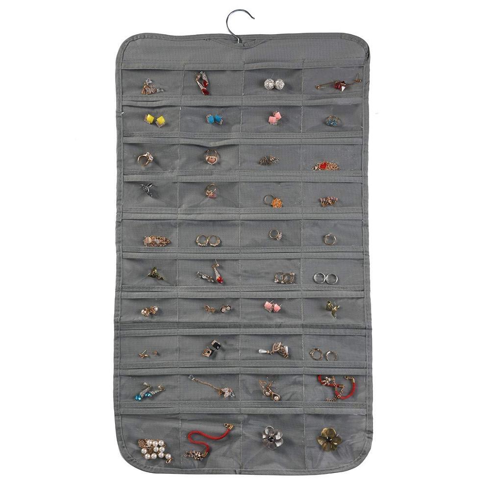 80 Pockets Jewelry Hanging Plastic Storage Bins In Home Custom Packaging Clothing Box Foldable Fabric Storage Box