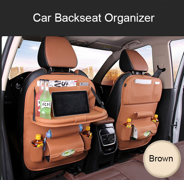 Car Seat Organizer Storage Foldable Trunk Custom Backseat Car Organizer Organizer Travel Bags For Car
