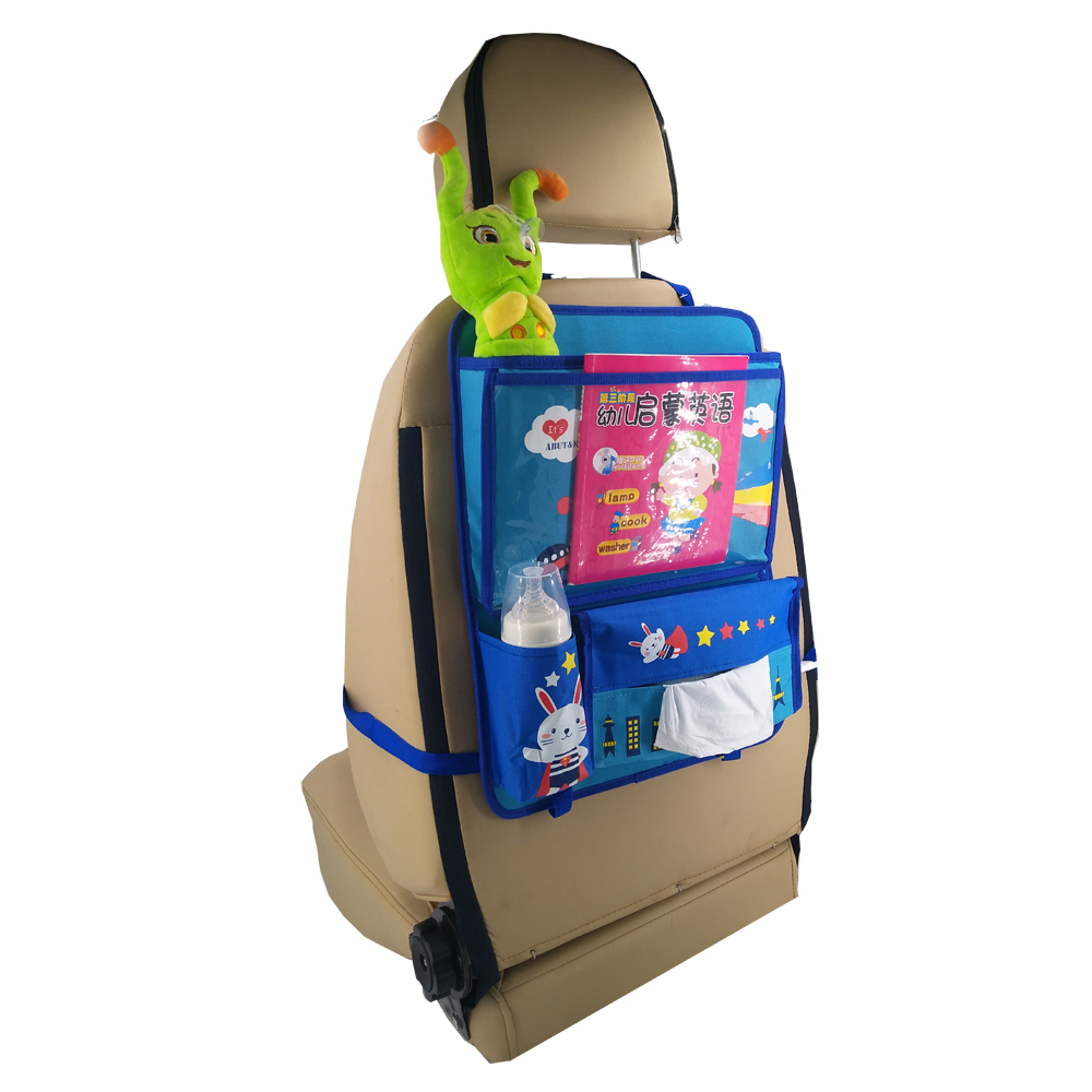 Cute Foldable Table Car Seat Organizer Custom Car Organizer Back Seat Pocket Storage Bag Organizer